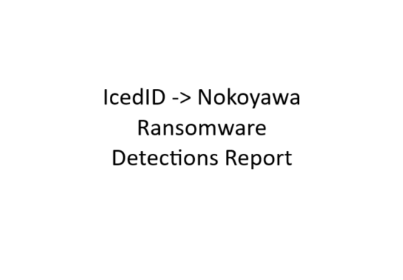 IcedID/Nokoyawa Ransomware